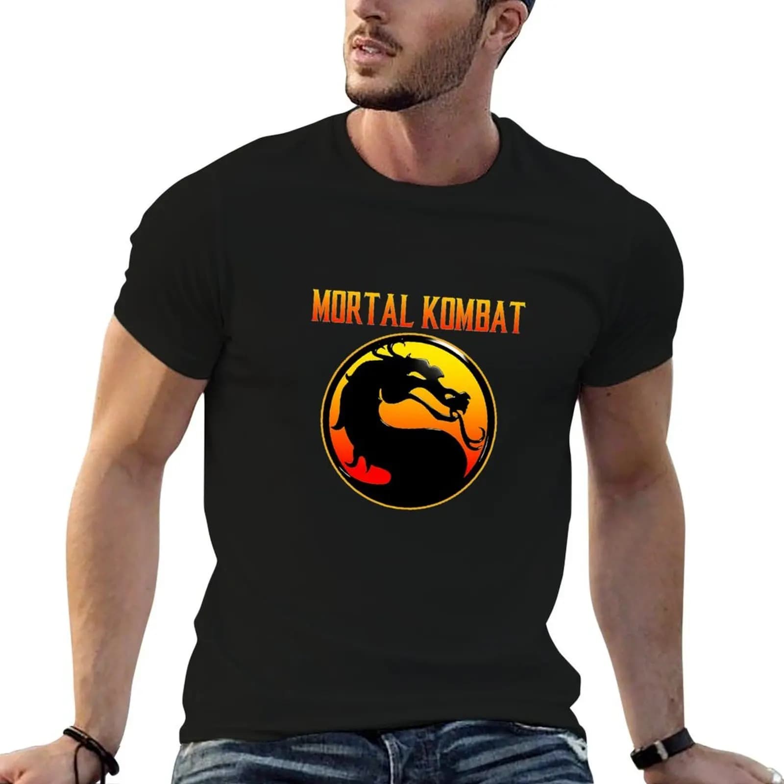 Mortal Kombat T-Shirt heavyweights Funny t-shirts plain white t shirts men
