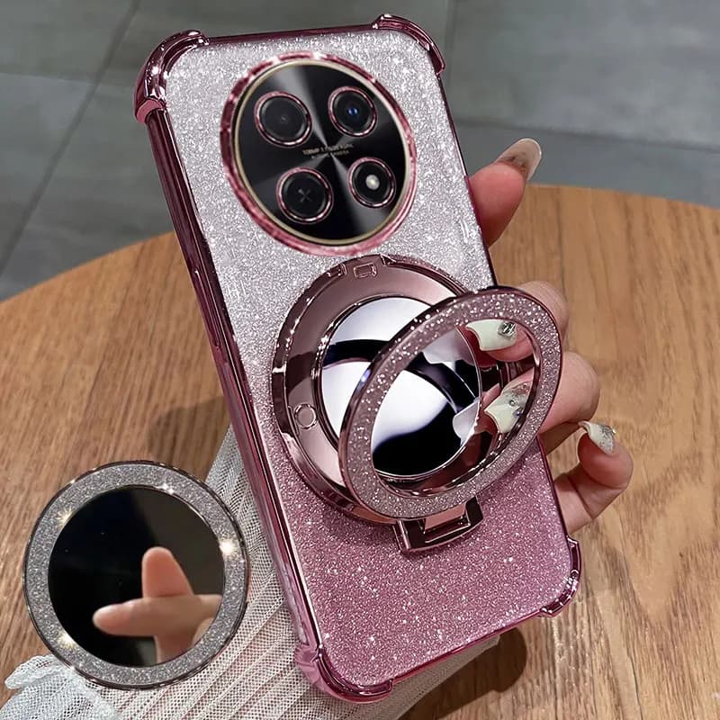 Nova13i Holder Case For Huawei Nova 13i 13 pro Nova 12 11 10 SE Cases Bling Shockproof Cover On Nova13i Stand Glitter Soft Case