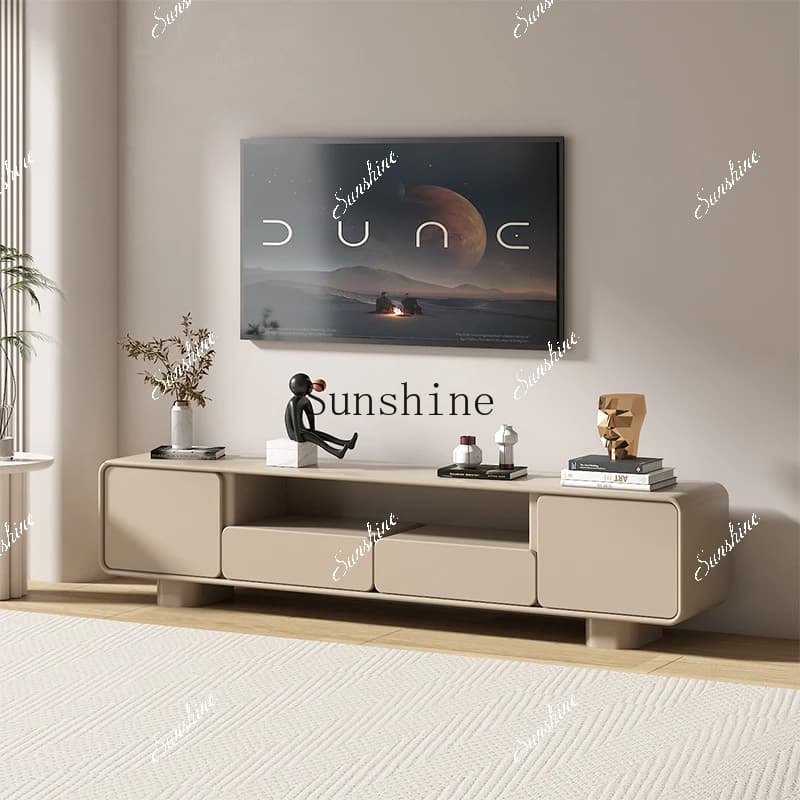 Solid wood TV cabinet Modern simple living room Household small apartment floor  FT