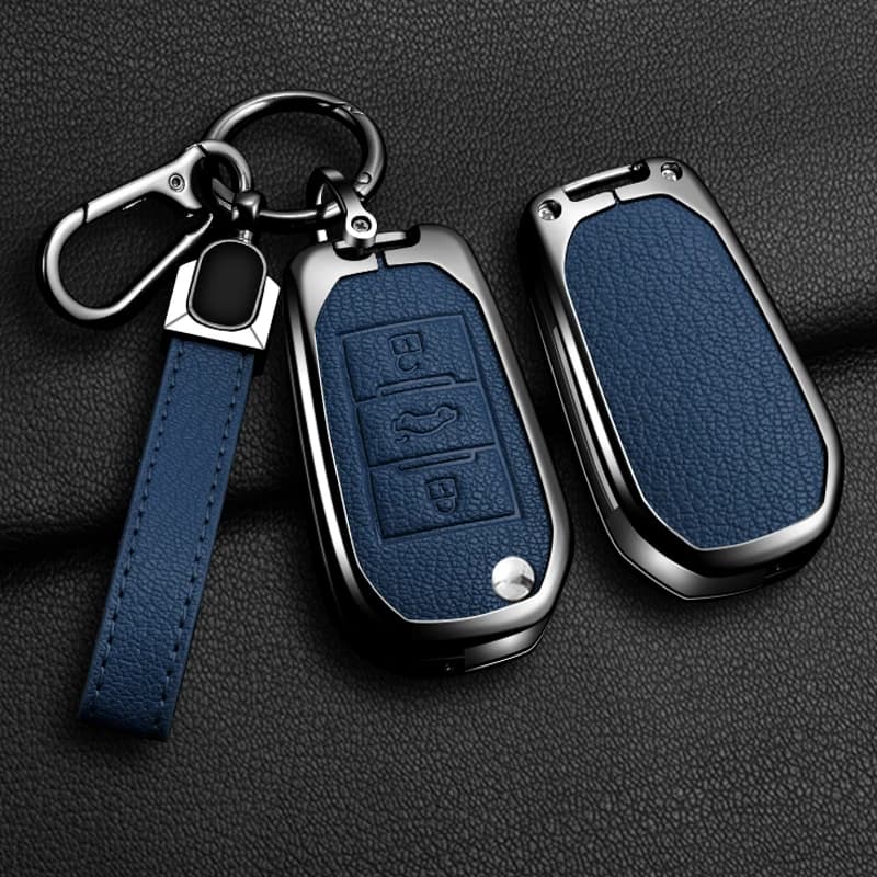 Suitable Zinc Alloy Car Key Case Cover For Peugeot 208 308 408 508 2008 3008 4008 5008 For Citroen C3 C4 CACTUS C6 C8 Accessory