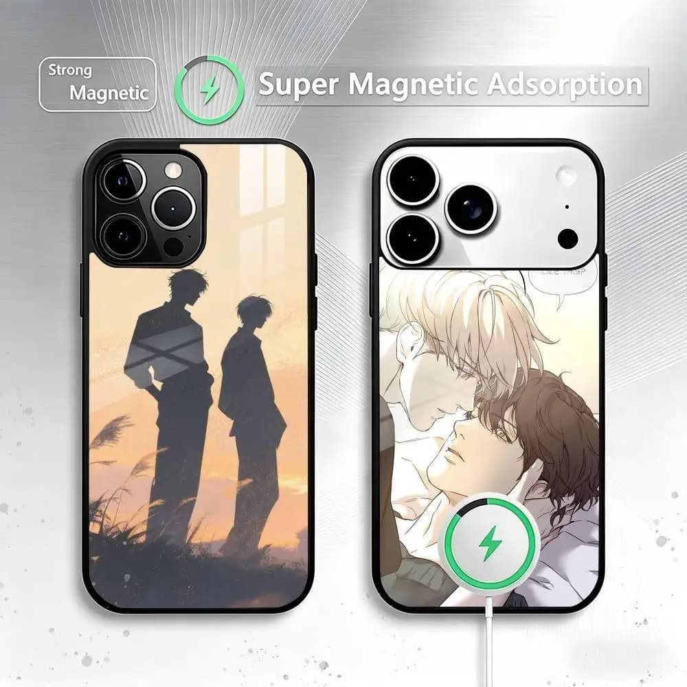 Nerd Project B Manhwa Phone Case For iPhone17,16,15,14,13,12,11 Plus,Pro Magnetic with Magsafe Wireless Charging