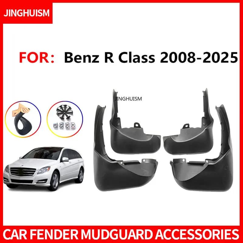 For Mercedes Benz R-Class R320 R350 2008-2025 Mudguards Fenders Black  Auto Tire Protection Vehicle Exterior Styling Accessory