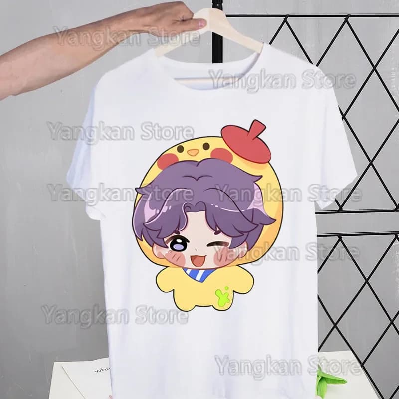 Love And Deepspace T Shirt Women Kawaii Cartoon Y2k Punk Funny T-shirt Hip Hop Unisex Streetwear Harajuku Female Clothing