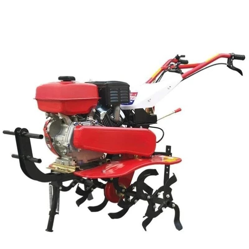 Rotary plowing and raking plowing, agricultural turning and loosening soil, micro-tiller, small-scale ridge plowing land