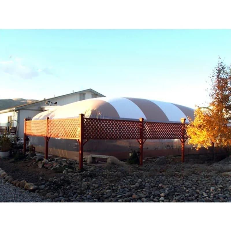 Transparent pool cover, outdoor swimming sunscreen, windscreen, sunscreen, fallen leaves, mosquito-proof inflatable pool tent