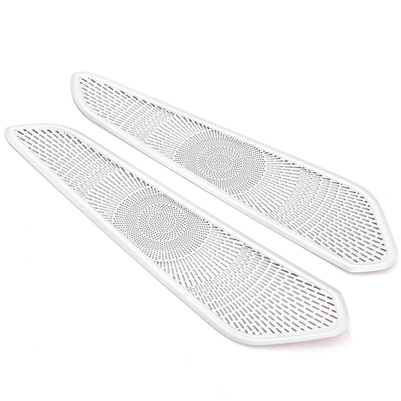 For Porsche MACAN 2014+ stainless steel silver car center console decorative grille stickers on both sides car accessories