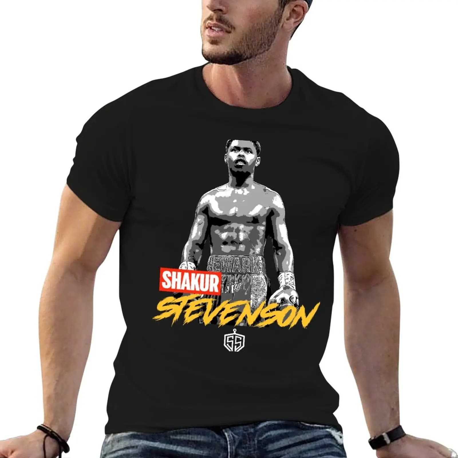 Shakur Stevenson T-Shirt luxury t-shirt cotton graphic tees mens graphic t-shirts funny