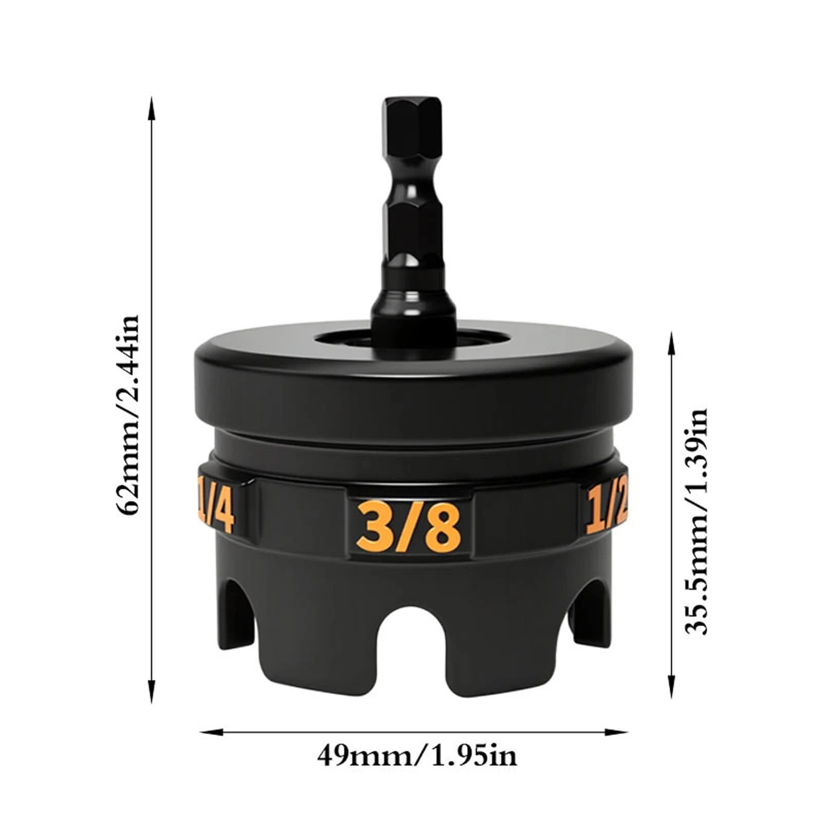 C5 Nuts Drill Zipper Attachment Threaded Rod Nuts Runner for 1/4in 3/8in 1/2in Threaded Rods Home Gadgets Home Accessories