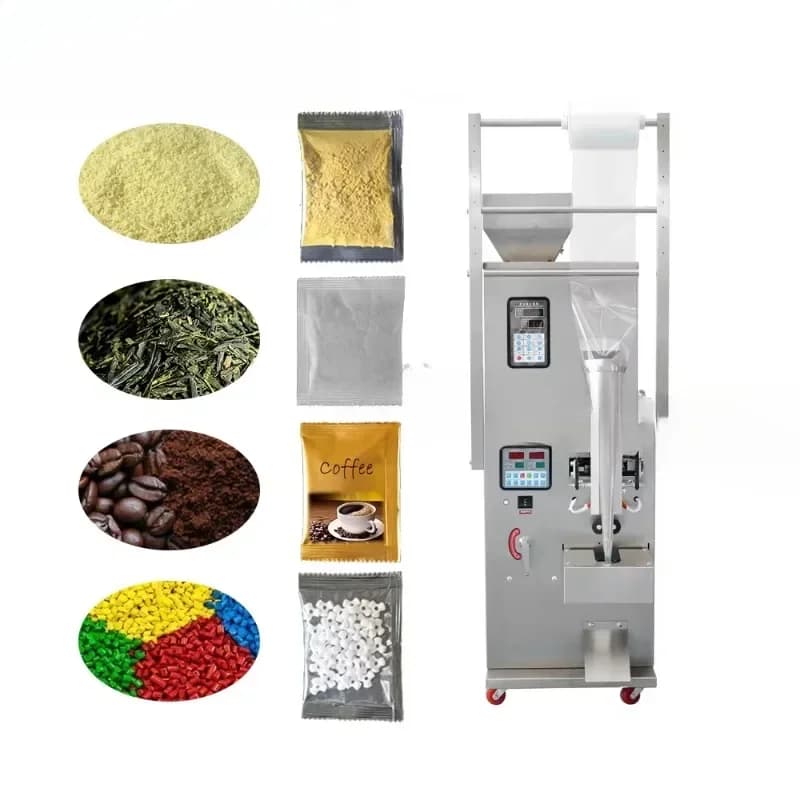 Small Nougat Spice Condiment Snack Coffee Plastic Pouch Automatic Bagged Food Packaging Machine