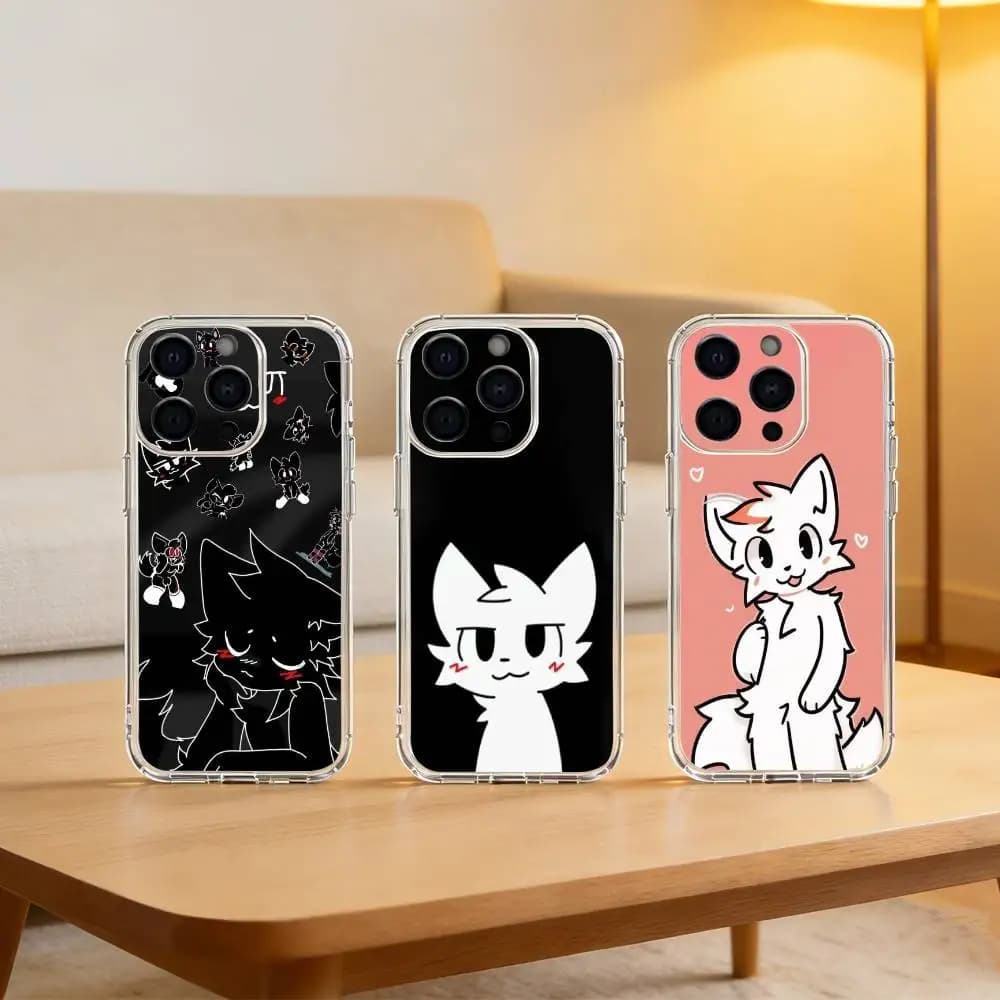 boykisser wallpaper Phone Case For iPhone 17 16 15 14 13 12 11 Mini Pro Max Plus Transparent Cover