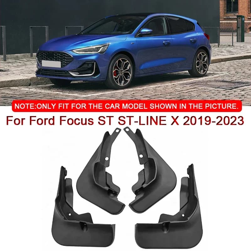 For Ford Focus ST ST-LINE X 2019-2023 Car Styling Car Mud Flaps Splash Guard Mudguards MudFlaps Front Rear Fender Accessories