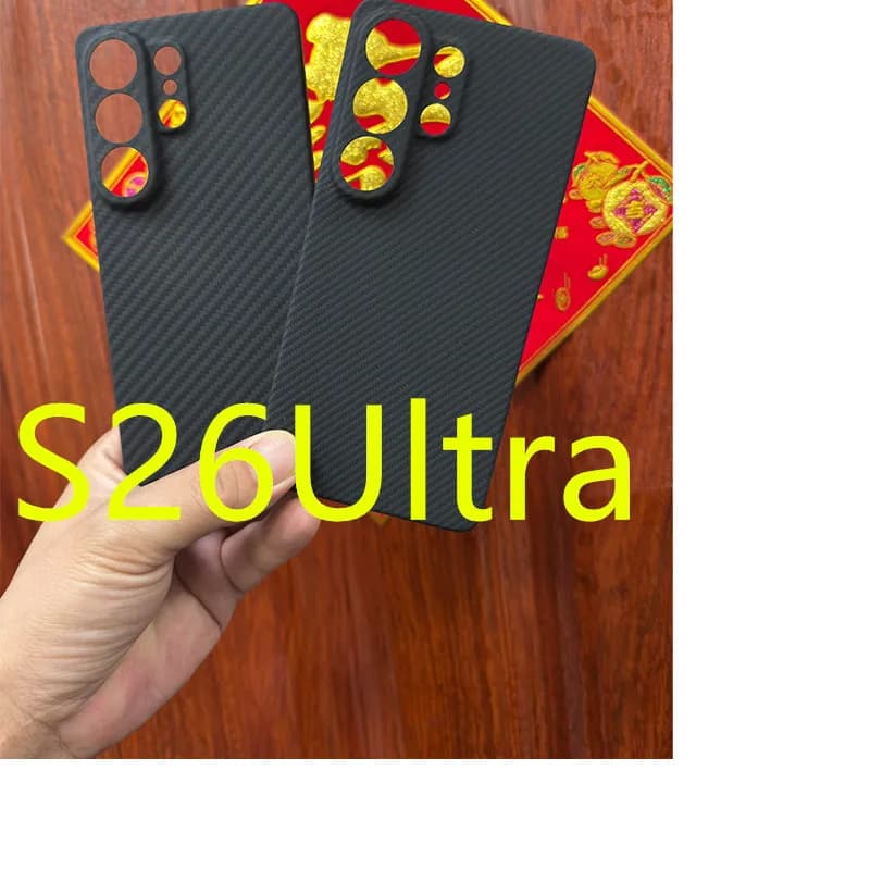 Suitable for the new Samsung S26 Ultra Kevlar phone case, aramid carbon fiber protective cover