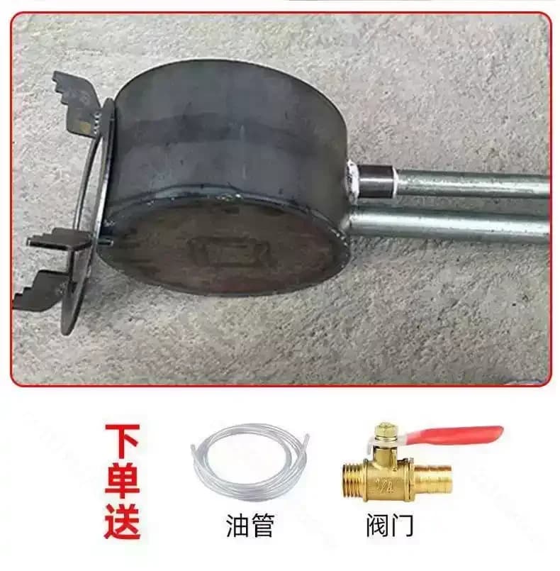 Waste Oil & Diesel Burning Heating Furnace, Winter Space Heater Multi‑Purpose Heating Stove for Breeding Farm Greenhouse