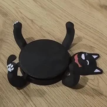 New Cute Cat Coasters Cute Cat Cup Holder Tabletop Ornament
