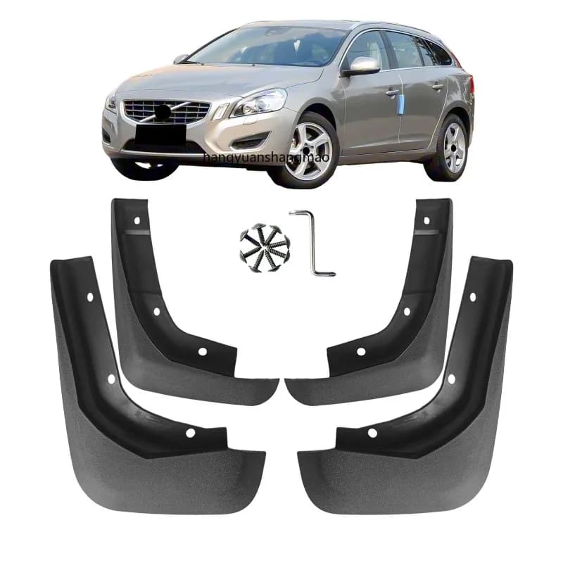 Mud Flaps for Volvo V60 1st Gen Regular/Recharge/R-Design 2010-2018 Car Mudguards ,Durable Material Not for V60 Cross Country
