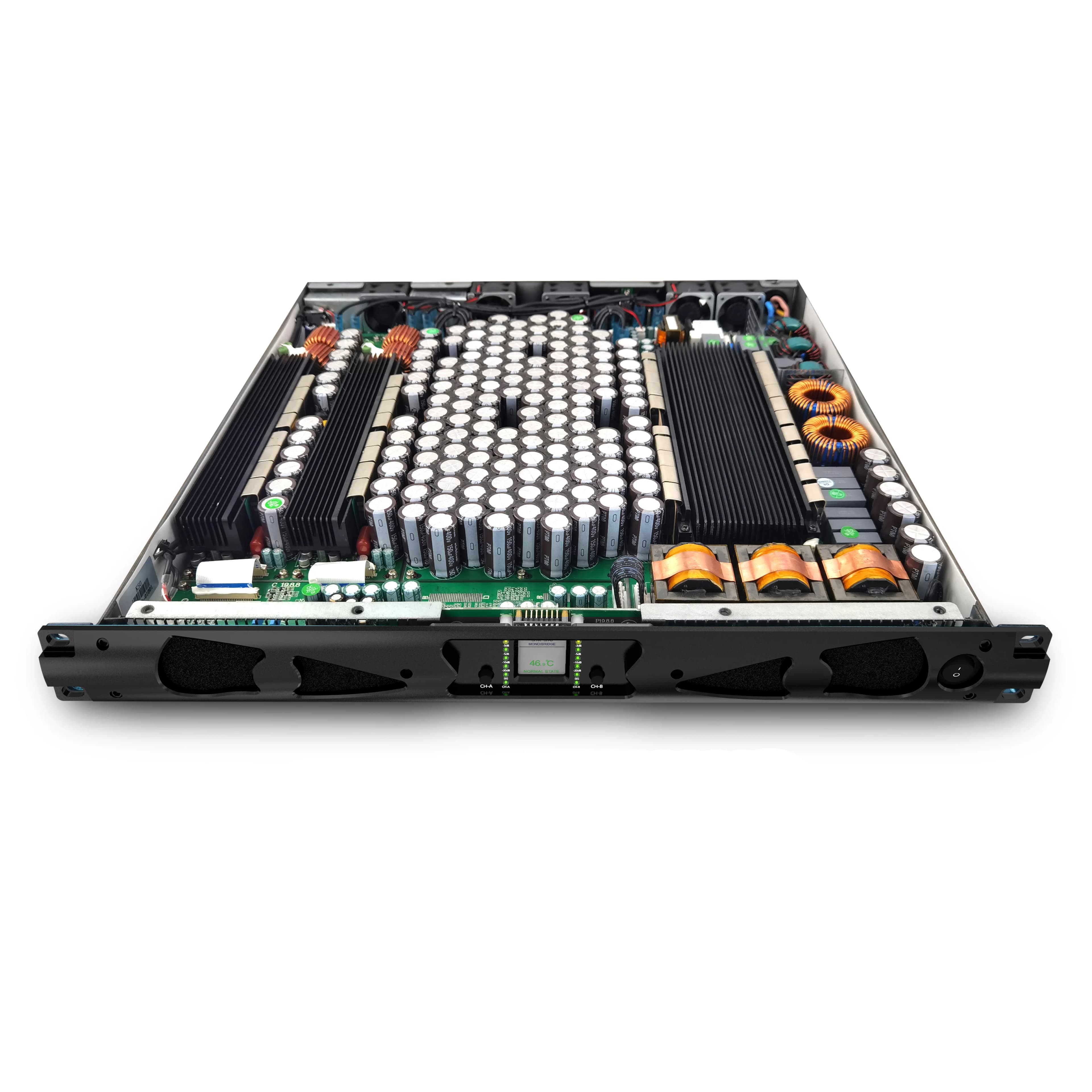 China GaN30 Class D 2*3000W Big Power Audio Sound Equipment DJ Music Amplifiers Metal Shell From Factory
