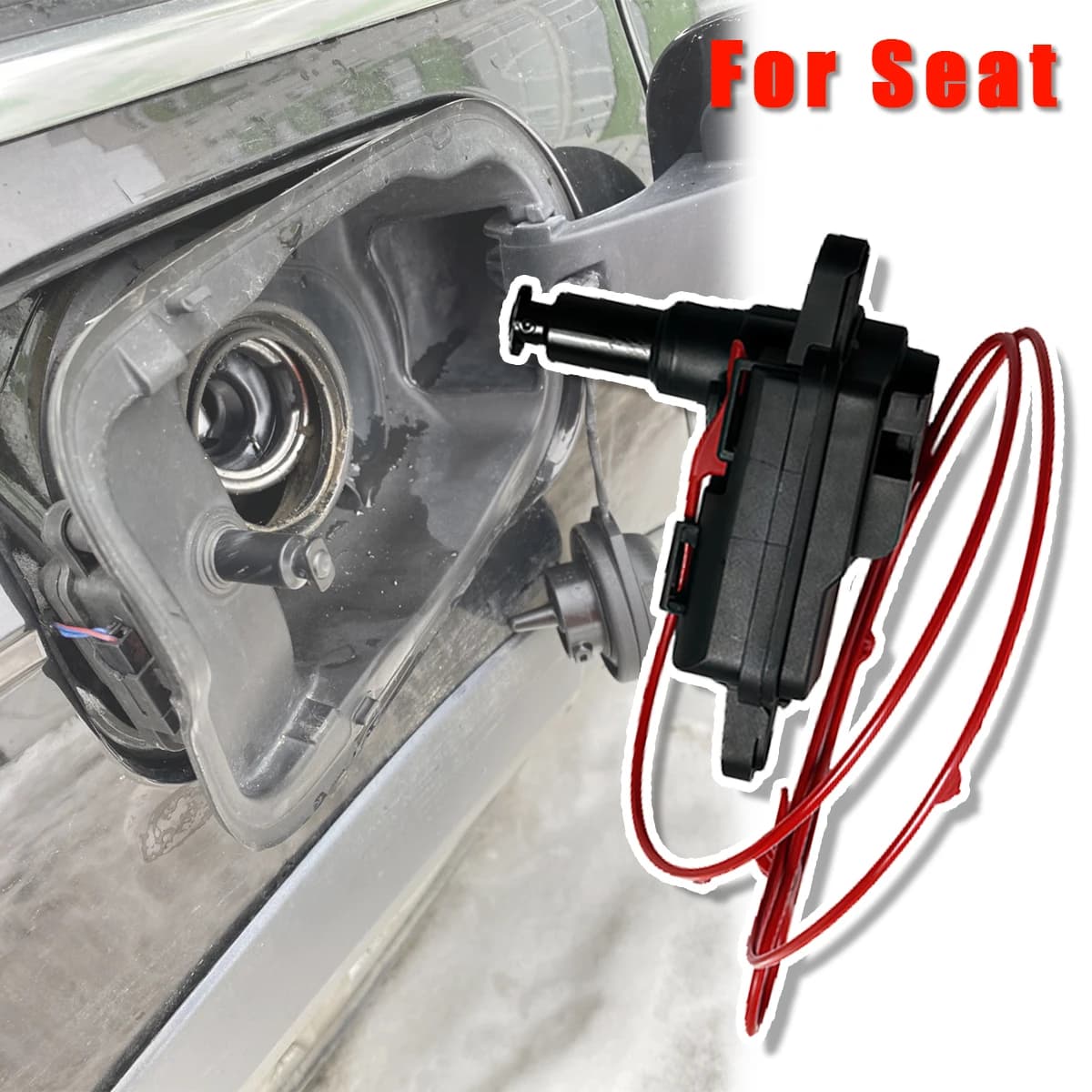 For Seat Arona Ateca Ibiza Tarraco Fuel Filler Gas Cap Door Lock Actuator Enhanced Security Waterproof Sealed Motor 8V0862159A