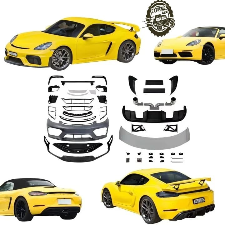 LQ Facelift Refit Body Kit for 2016-2023 for 718 Cayman & Boxster for Upgrade New Condition 1 Year Warranty Factory Direct