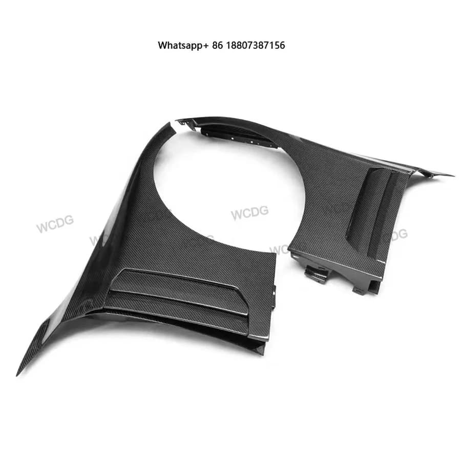 V Style Carbon Fiber Front Fender forBMW 2 Series M2 G87 2023+ New Front Bumper Side Fender Air Intake Mudguard Car Bodykit