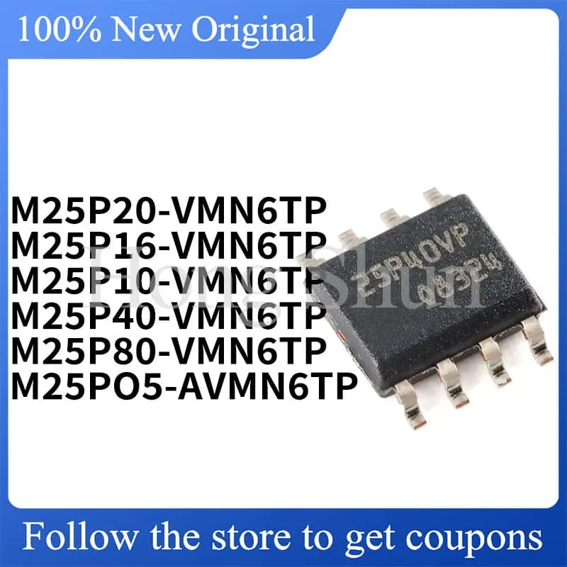 NEW M25P20-VMN6TP M25P16-VMN6TP M25P10-VMN6TP M25P40-VMN6TP M25P80-VMN6TP M25PO5-AVMN6TP quality assurance