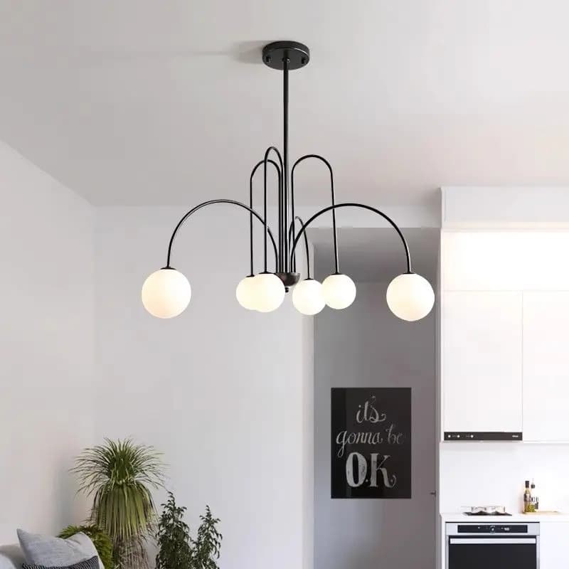 Home bedroom dining room lighting Internet celebrity atmosphere magic bean multi-head combination light y