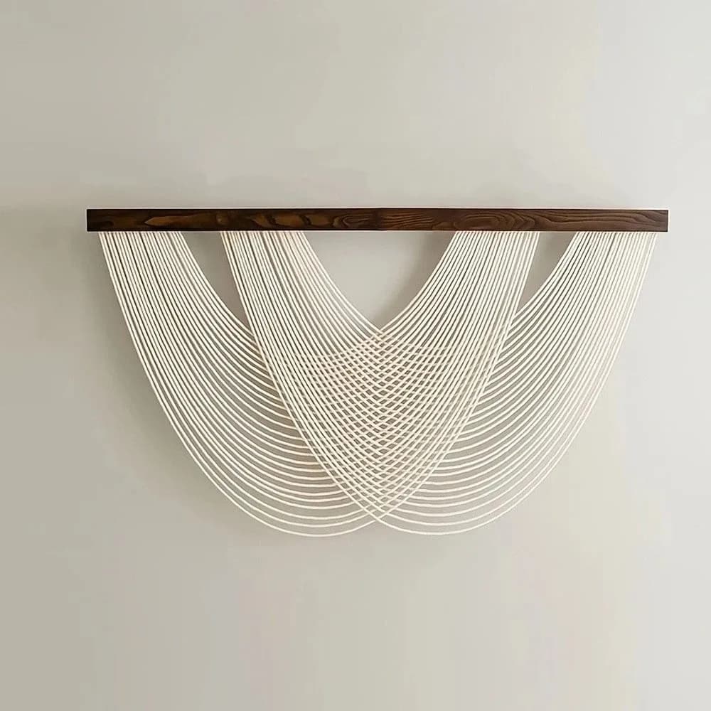 Creative Hand-Woven Wall Hanging Tapestry Nordic Style Large Size Bohemian Tapestry Wall Art Macrame Wall Hanging Bedroom Decor