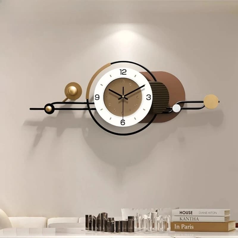Minimalist Living Room Wall Clock LED Restaurant Number Clock Mural Watch Fashion Corridor Mute Quartz Clock Home Decor Items