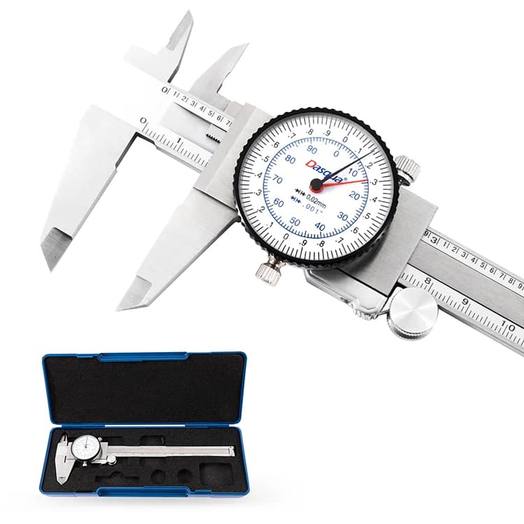 High Precision Shock-Proof Inch Metric Combined 0-150mm Dial Caliper 6 Inch Dial Calibrador