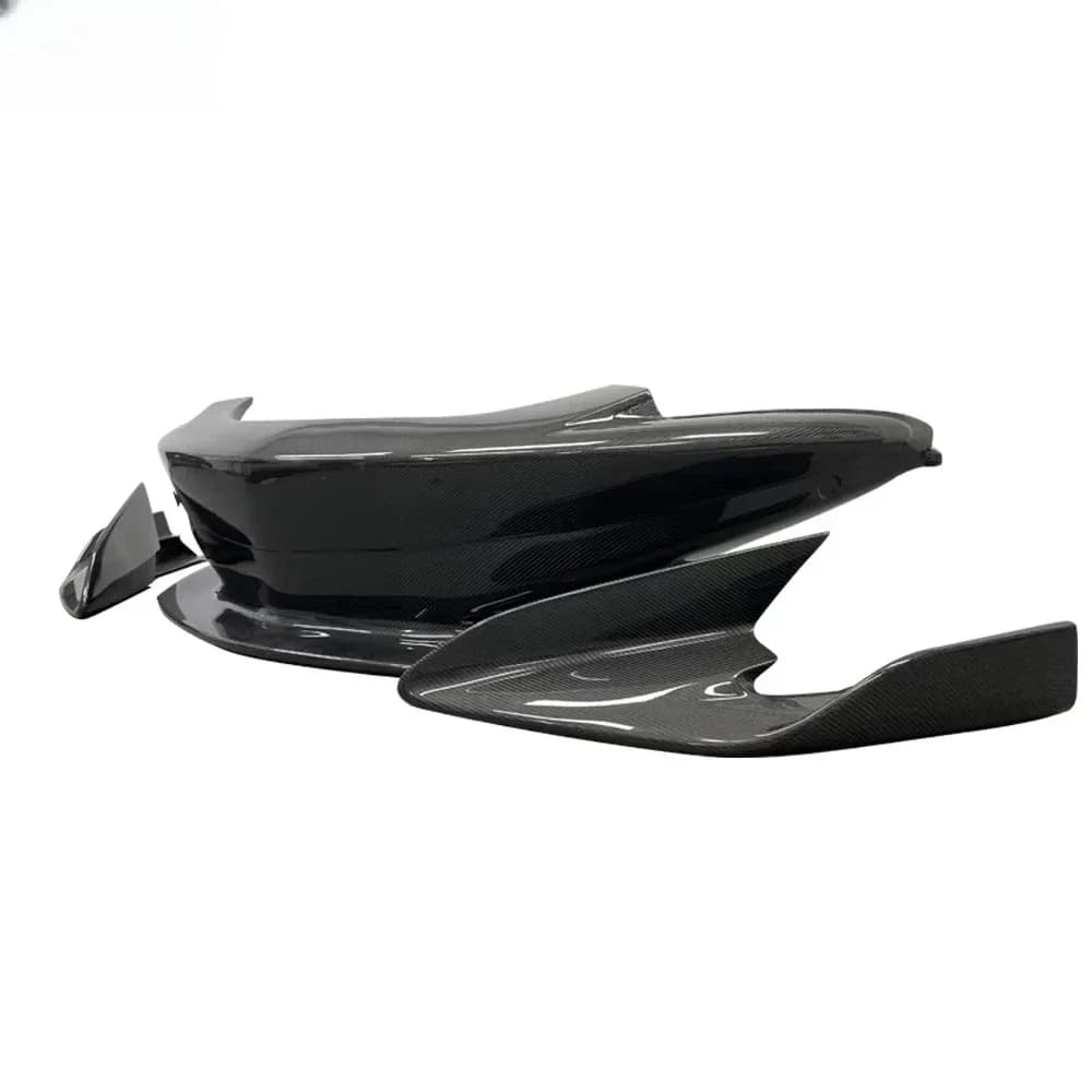 High Gloss 600LT Style Great Real Carbon Fiber Front Splitter Lip Car Front Splitters Lip
