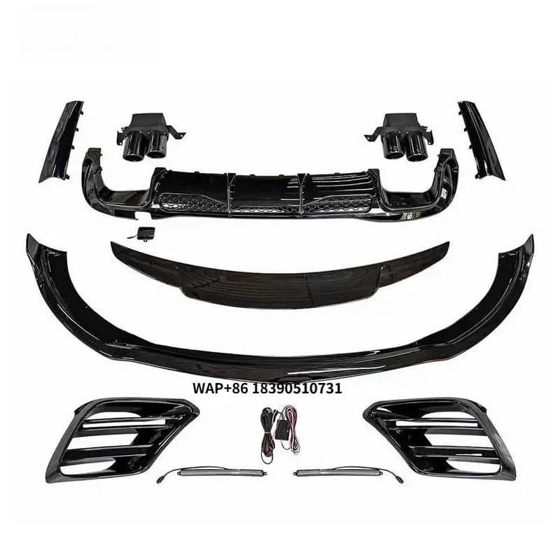 S580 BRABU Body Kits for Excellent Quality Fast Delivery Carbon Fiber Front Lip Rear Diffuser Wing Spoiler