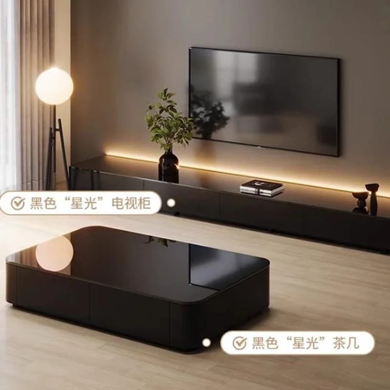 display mobile tv table luxury living room floor drawers universal organizer designer tv stands storage muebles trendy furniture