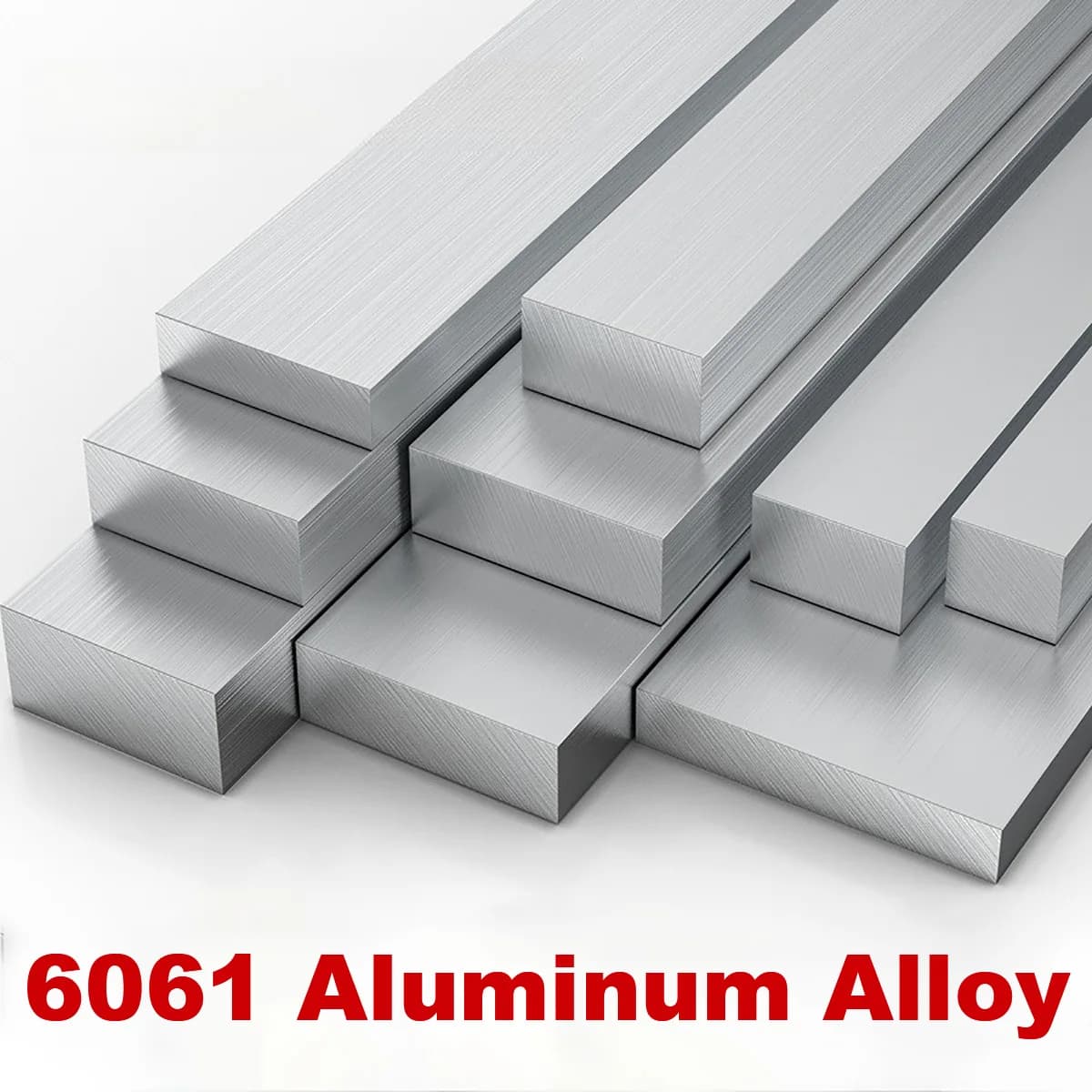 Thick 10/12/14/15/16/18/20mm 6061 Aluminum Alloy Flat Bar Width 10-130mm Length 500mm Board Metal Sheet  CNC