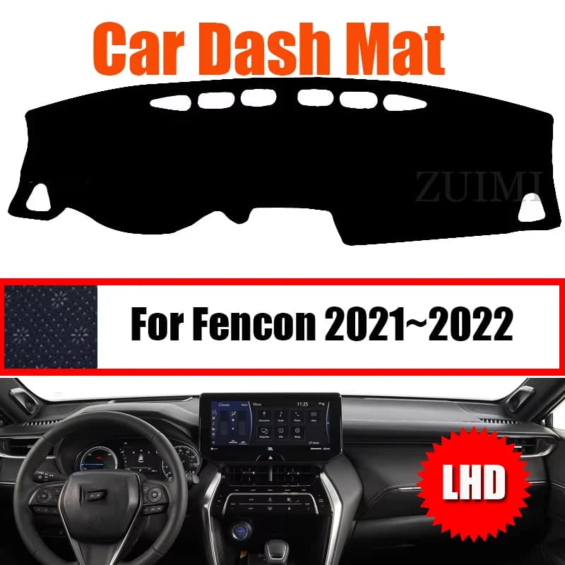 ZUIMI Dashboard Cover Dash Mat Dashmat Dash Board Cover Pad Sun Shade For Fencon 2021~2022 LHD