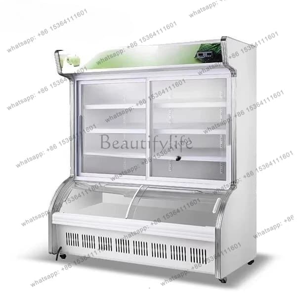 Display cabinet, barbecue, à la carte, double temperature freezing, refrigeration and fresh-keeping freezer copper tube