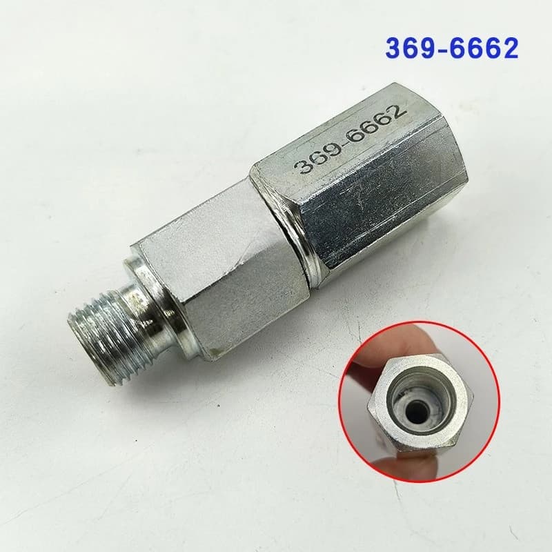 For excavator parts check valve E330DE336D/C9 diesel oil return pressure valve pressure relief valve 369-6662