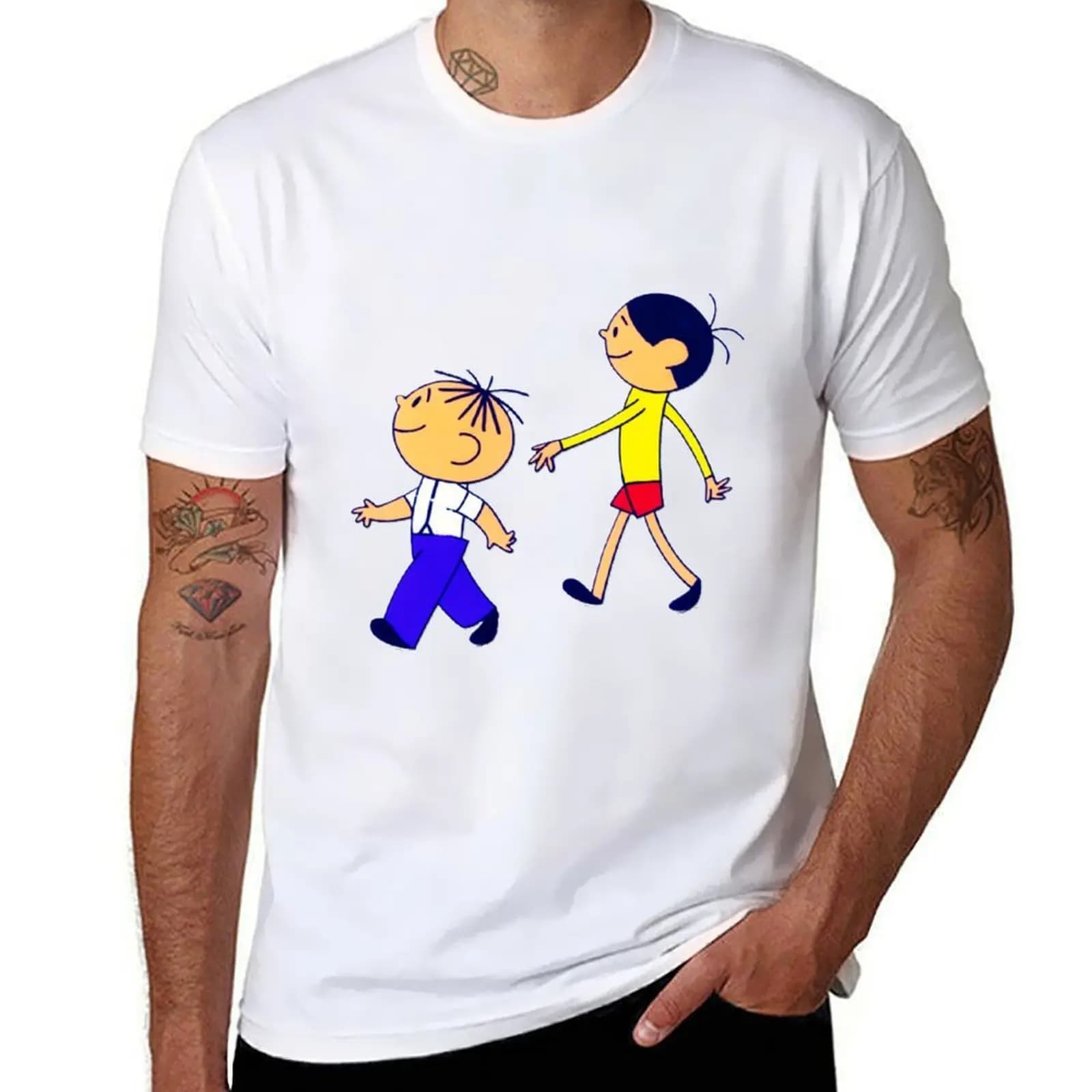 Bolek and Lolek T-Shirt funny t shirts dark humor t shirt man luxury T-Shirt