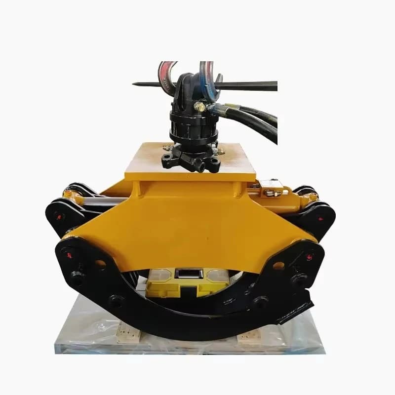 4-30 ton excavator hydraulic rotary log grab with wood rotary characteristic pump as the core component