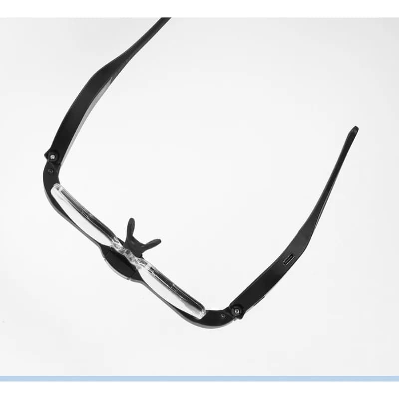 USB charging 5 groups of different multiples reading magnifying glasses reading  myopia glasses with lamp