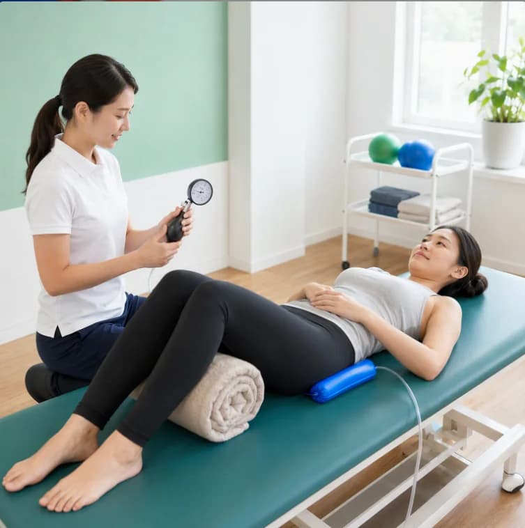 Lumbar Biofeedback Stabilizer Pressure Feedback Rubber Device for Joint Stabilization Lower Back Pain Relief Therapy Equipment