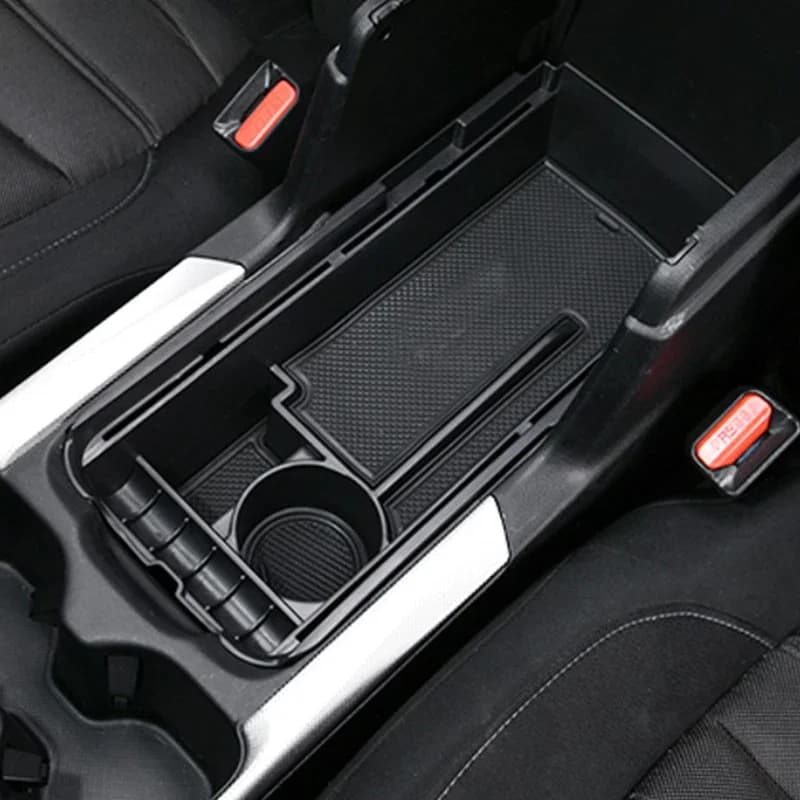 For Honda CR-V 2017-2021 ABS Black Armrest Storage Box Mobile Phone Storage Box Interior Car Accessories