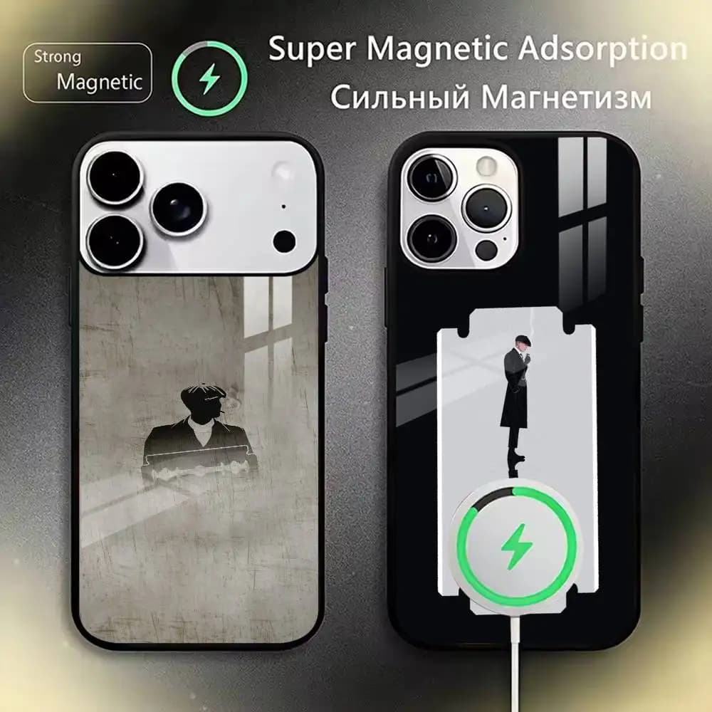Movie P-Peaky B-Blinders  Phone Case For iPhone17,16,15,14,13,12,11 Plus,Pro Magnetic with Magsafe Wireless Charging