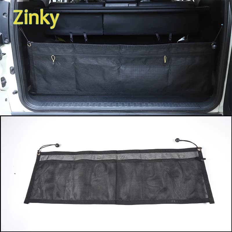 Stretchy Trunk Storage Organizer Net Heavy-Duty Luggage Holder with Mount Fit for Toyota Prado J150 J250 2010+ Auto Accessories