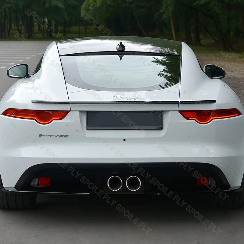 3X 2013 2014 2015 To 2024 For Jaguar F-Type Coupe 2-Door Car Rear Spoiler Lip Wing Body Kit Glossy Black ABS Car  Accessories