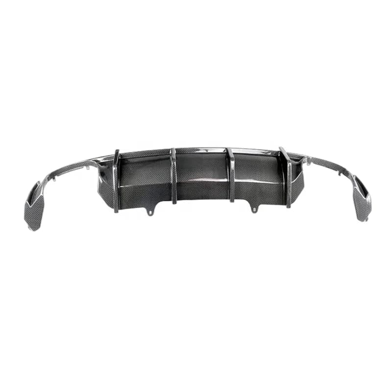 TAKD style dry carbon fiber rear diffuser rear bumper lip for A4 S4 2017-2019 body kit