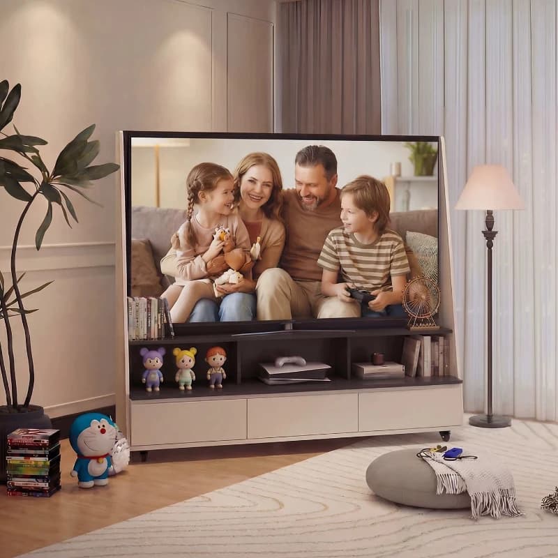 Natural Design Wood Tv Stand Decoration Organizer Bauhaus Entertainment Tv Cabinet Storage Universal Meuble Tele Home Furniture