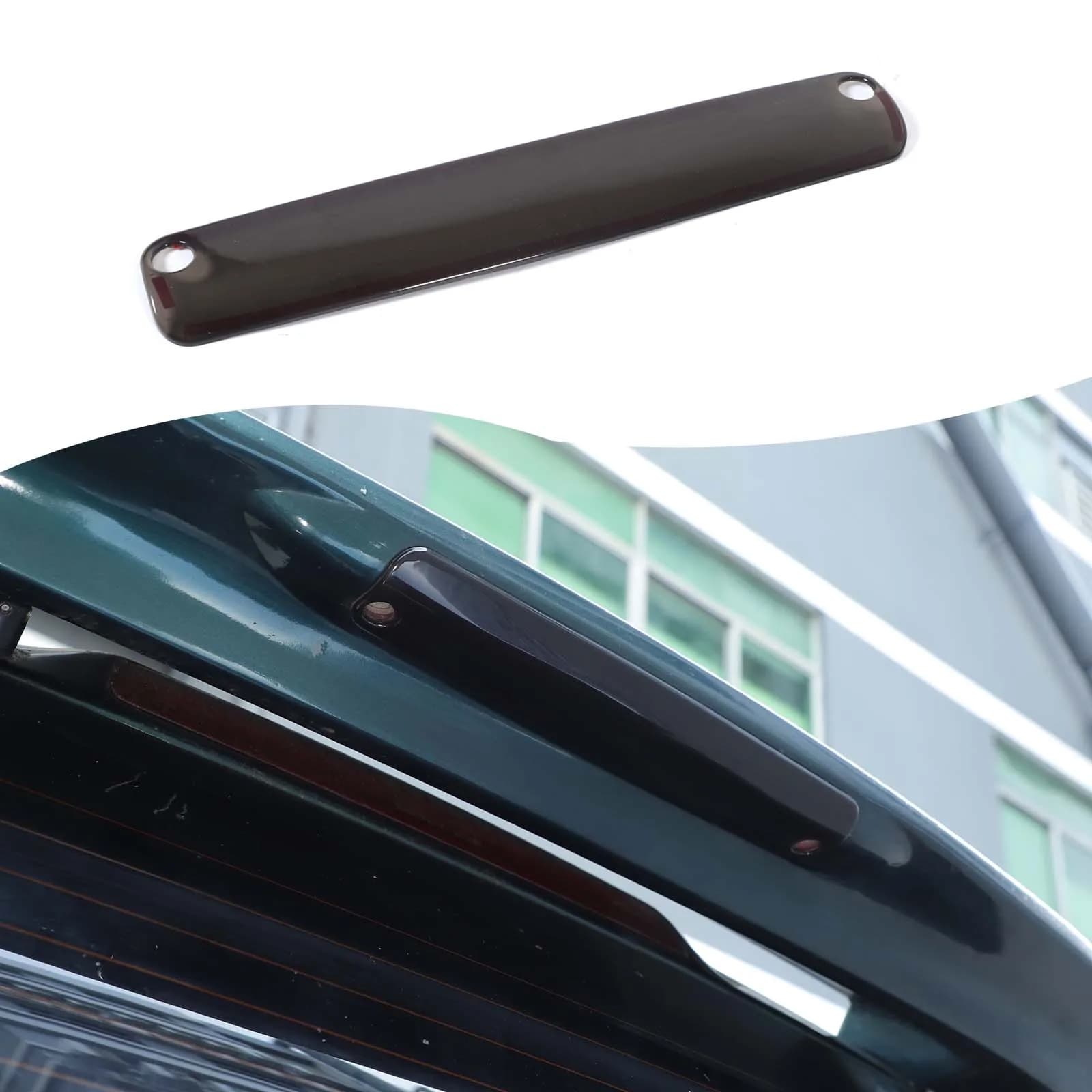 1Pcs ABS Black For Toyota Land Cruiser Prado 120 2003-2009 Car High Brake Light Cover Decoration Sticker Car Accessories