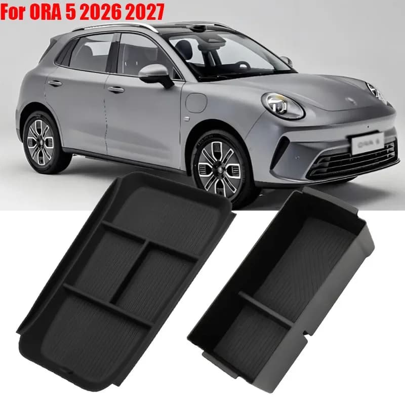 Fit for GWM ORA 5 2026 2027 Central Control Armrest Storage Box Under Control Storage Tray Stowing Organizer Car Accessories