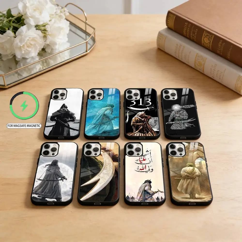 Imam Hussain Shia Ali ART  Phone Case For iPhone17,16,15,14,13,12,11 Plus,Pro Max Magnetic For Magsafe Wireless Charging