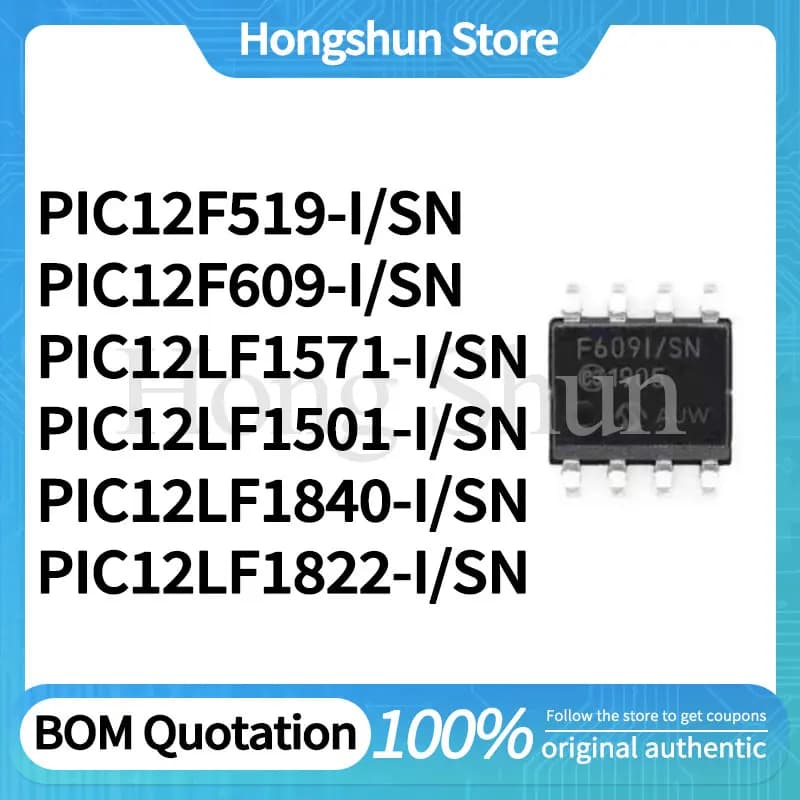PIC12F519 PIC12F609 PIC12LF1501 Phone Case PIC12LF1571 PIC12LF1822 PIC12LF1840-I/SN