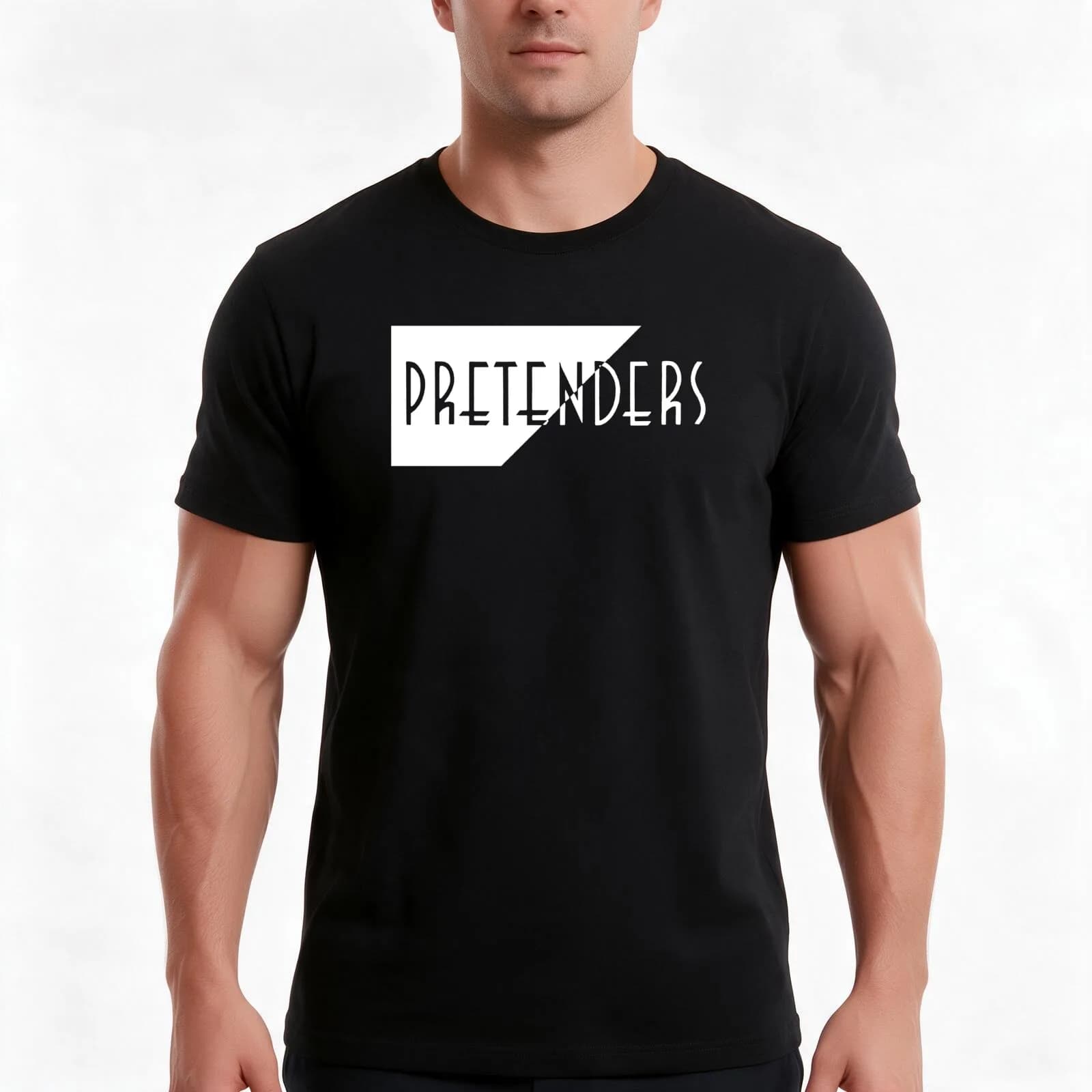 Pretenders Band T-Shirt, Summer Casual Cotton Tee, Oversized Streetwear Tops, Vintage Graphic Print, Loose Fit Short Sleeve
